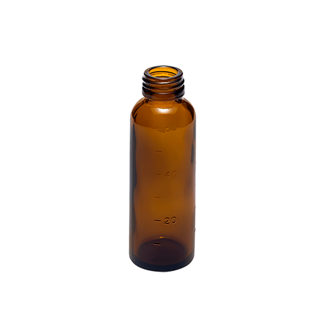 amber glass bottle